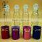 8ml carving glass bottle with glass roll ball and aluminum cap for lip oil
