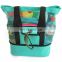 Wholesale Cheap 2 in 1 Mesh Outdoor Camping Beach Tote Bag Big Capacity Shopping bags With Detachable Beach Cooler Pocket