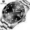 Benyar BY-5152 Automatic Men Logo Mechanical Watch Stainless Steel Custom Made Men Watches