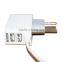 EU Plug Dual Micro USB Travel Charger 1.2m/1.5m/1.8m Long Cable with ABS Copper Meterial