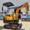 Lowe price Farm use Customized 1 Ton Mini Digger Excavator for Sale