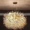 2021 New Round Pendant Lamp Restaurant LED Modern Light Luxury Chandelier Lamp