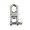Factory Stainless Steel Ringing Link Chain Swivel Ring Eye Swivel Hook Eye and Jaw Swivel