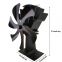 6 Blades Heat Powered Stove Fan Pellet Firewood Coal Exhaust Burning Fireplace Fan