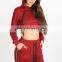 Gym yoga cropped top hoodies and shorts set sexy women sports suit hot Seller Amazon