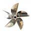 High Speed Stainless Steel Outboard  Racing Marine boat Propeller