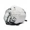 Wholesales high strength safe and comfortable ABS ice hockey helmet with iron