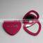 Customized Travel Double Side Folding Plastic Heart Shaped Compact Mirror