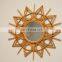 Boho Decorative Rattan Mirror, Natural Rattan Wall Decor Wedding Houseware Decor Bedroom Makeup Mirror WHolesale Made in Vietnam