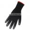 13 G High Quality Industrial Black Construction Latex Coated Protective Work Latex Safety Gloves
