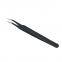 Curved tip ST-17, ESD-17, grafted eyelashes, bird's nest hair picking bell, stainless steel anti-static tweezers