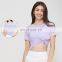 Round Neck Anti Odor Quick Dry Sports T Shirts Full Custom Loose Casual Fitness Yoga Short Sleeve Tops