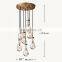 Modern Industrial Rain Drop Pendant Light Chandelier With Unique Glass Shade For Kitchen Island Living Room Bedroom Dining Room