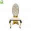 Banquet Wedding Chair Hotel Stainless Steel Furniture Supplier Rose Gold Metal Modern Dinner Chair