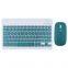 Mini Rechargeable Teclado y Mouse Bluetooth White Keyboard And Mouse Combo Wireless Keyboard And Mouse Combo for Tablets Ios