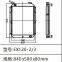 radiator Construction Machinery Parts EX120-2 EX120-3 EX120-5 EX120-6 Water Radiator For Hitachi Hydraulic Excavator