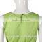 women tops clothing factory in china latest fashion top design green workwear top with bowtie