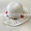 Fashion cheap wholesale paper straw hat with exquisite band