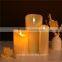 hotsale flameless moving flame battery operated wedding gift led candle