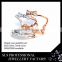 2015 Fashion sterling 925 silver ring south Korean jewelries double sweet bowknot set open ended rings for femal