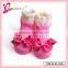 100% cotton thin socks wholesale elite socks,baby socks with ribbon bow