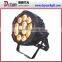 New Design mini 12PCS 12W RGBWA UV led waterproof par light led decoration light for wedding