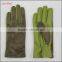 ladies winter leather hand gloves suede leather gloves