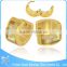 ZS21014 rolled gold plated fashion hoop superstar accessories epoxy earrings