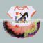 Halloween orange petti romper set newborn baby clothes girls infant ruffle romper with bowknot hair band 2 pcs 2016 baby clothes
