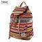 Aztec tribal pattern with jacquard fabric for backpack