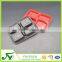 Factory price customized 4-compartment lunch box with lid