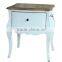 French white paint morden bedroom wooden Nightstand