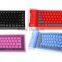 2016 New Universal Silicone wireless bluetooth keyboard waterproof foldable soft keyboard