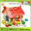 10 Hole Baby Wooden House Toys for Shape Sorter and Maths Learning                        
                                                Quality Choice