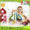 EN71 Conforms Water Based Paint Childrens Colourful Wooden Farmyard Sets