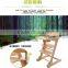 EU Market Popular Type Wooden High Chair for Baby Sitting