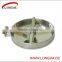 Sanitary stainless steel elliptic manhole cover