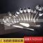 72pcs Metal cutlery sets with wire color box packing JUNZHAN Brand