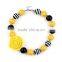2016 wholesale baby necklace handmade plastic bead christmas necklace for children