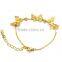 gold payal designs Fashion Bracelet, inox gold plated bracelet 316l high quality dongguan supplier