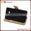Book style flip leather case for micsoft nokia lumia 640