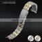 Luxury Man's 316L Stainless Steel Watch Strap With Polish And Brush Watch Strap 19mm 20mm Wholesale 3PCS