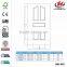 JHK-005 New Design Smooth Surface White Primer With High Quality Door Skin