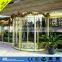 Automatic curved sliding door, tempered glass, security sensor, CE certificate