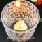 frosted mosaic glass candle holder