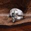 Funky design new product stainless steel silver skull funny ring for men                        
                                                                                Supplier's Choice