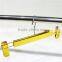 Rubber coated pant hanger/electroplating gold trouser rack