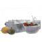 4 Compartment Stainless Steel Condiment Dispenser, Condiment Holder