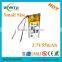 Small rechargeable and 3.7V 55mah li-polymer battery for smart band