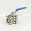 Stainless Steel 316 3-piece Ball Valve, 1/2"NPT, Wholesale and Retail